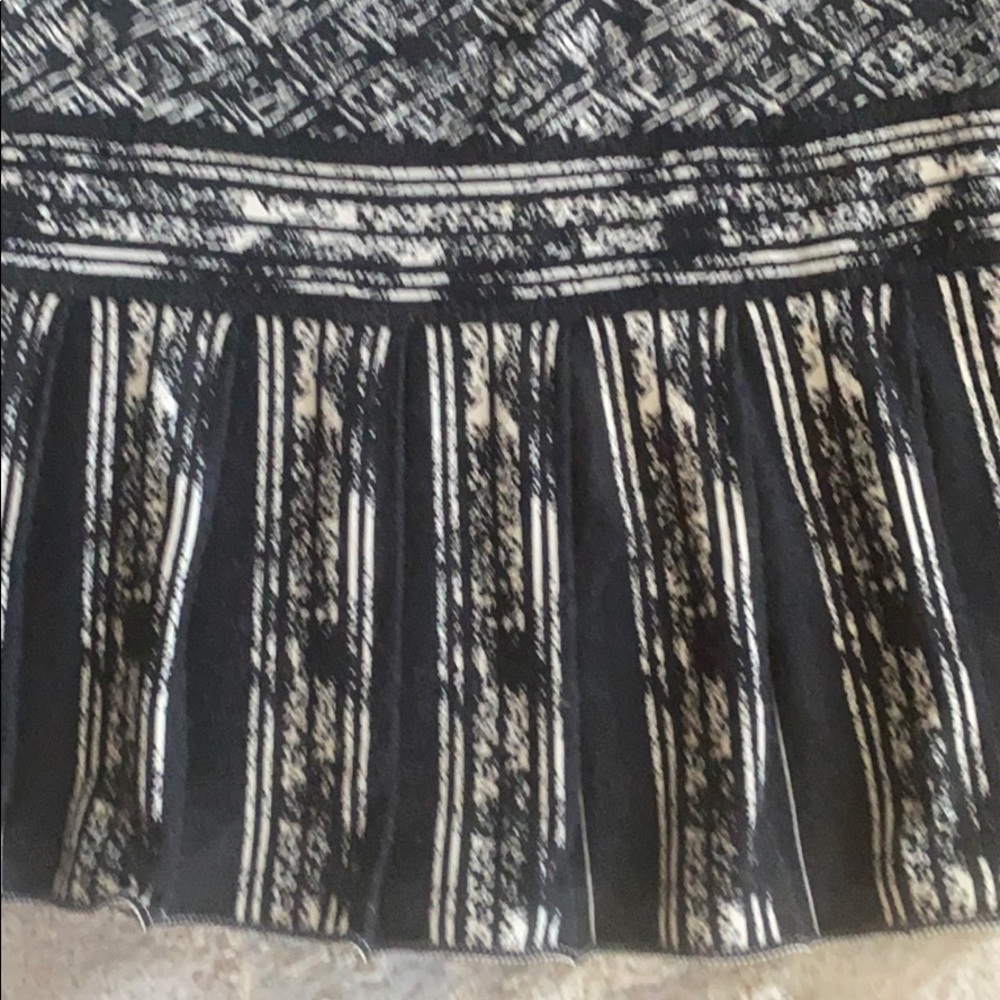 SOLD NWOT-M.S.S.P Black and white midi skirt - Picture 4 of 5